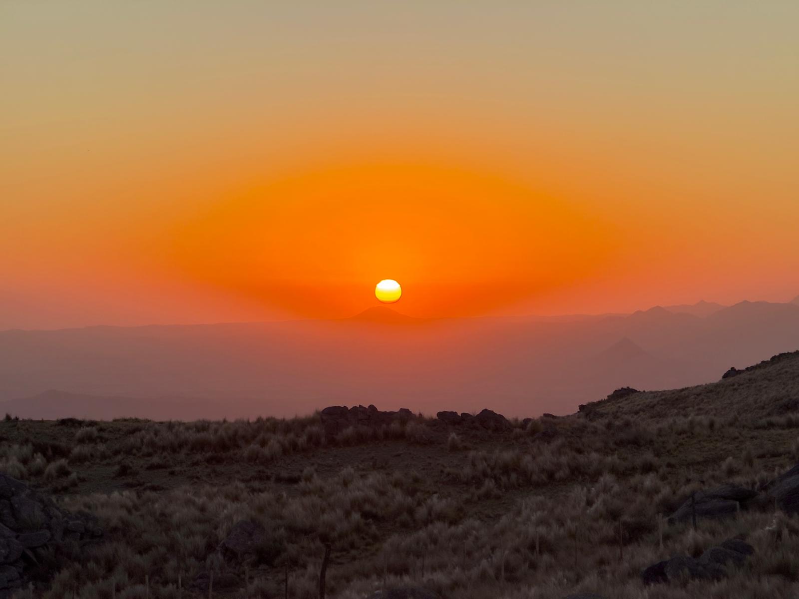Atardecer en las Sierras de Córdoba