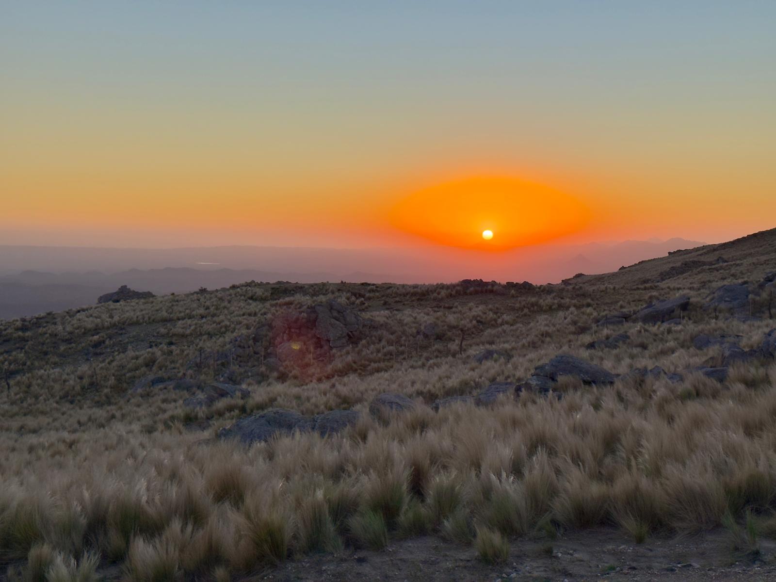 Atardecer en las sierras
